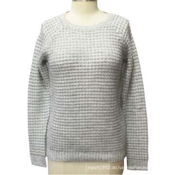 100% Acryl Damen Casual Twisted Seil Stricken Pullover